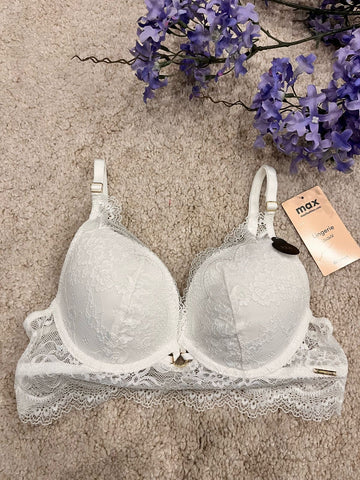 Lace Detail Plunge Bra