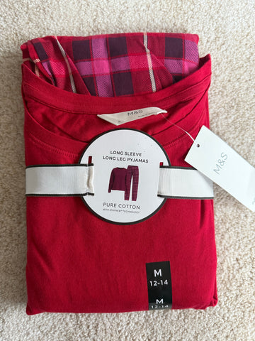 M&S Long Sleeve PJ Set