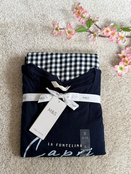 M&S Cotton PJ Set