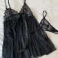 Pleated Babydoll and Thong Set