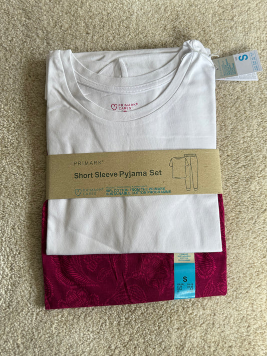 Cotton Short Sleeve PJ Set