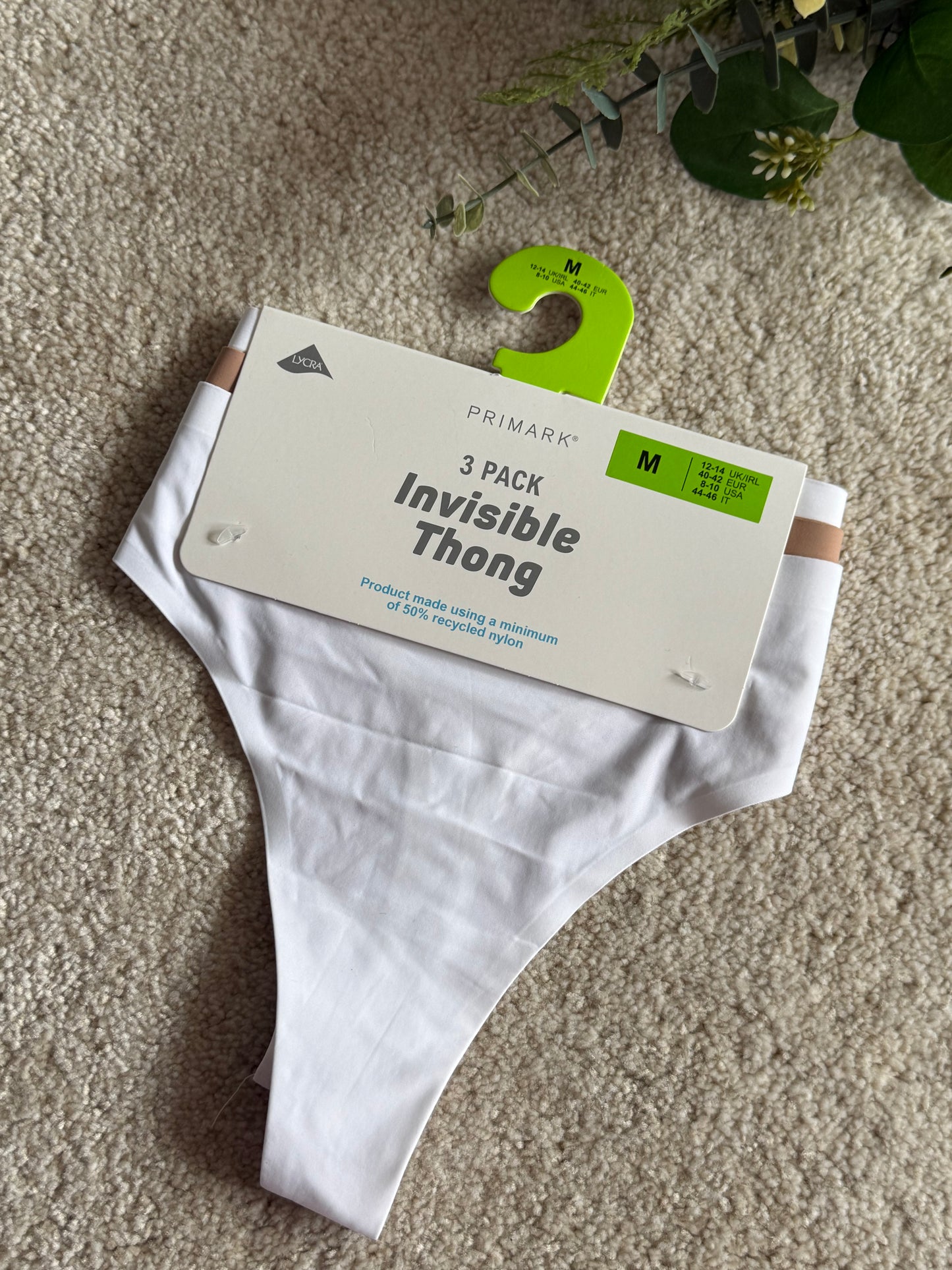 3 Pack Invisible Thong
