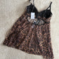 Leopard Mesh Babydoll
