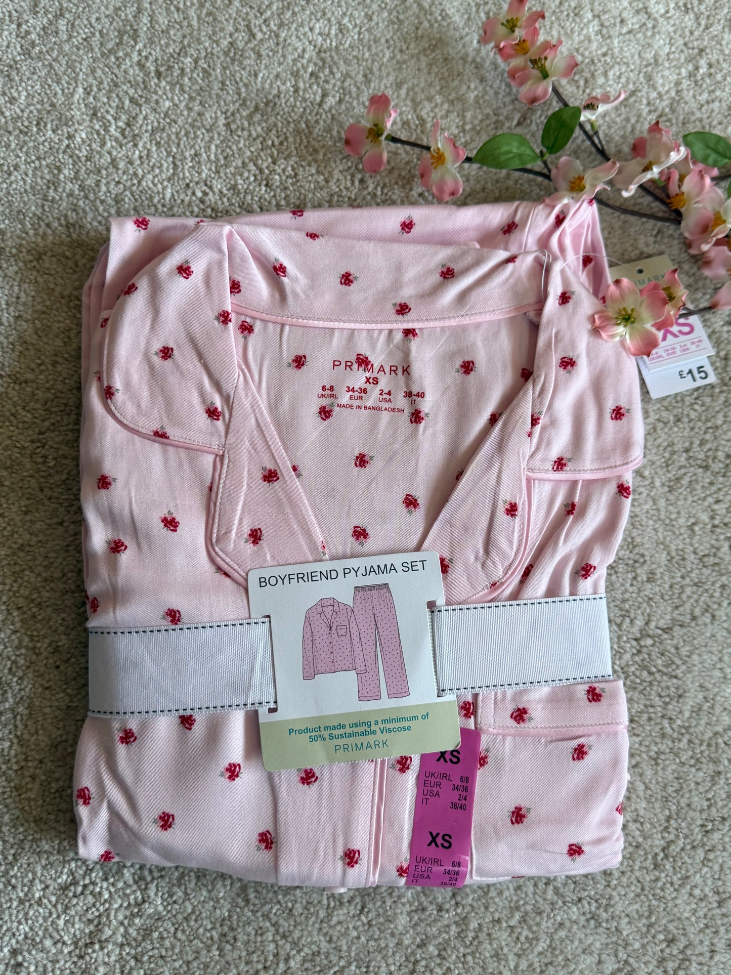 Primark Shirt PJ Set