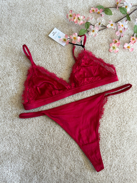 Satin Non Padded Set