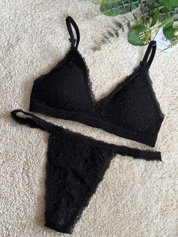 Seamless Jacquard Triangle Set