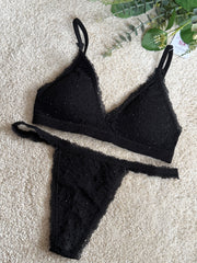 Seamless Jacquard Triangle Set
