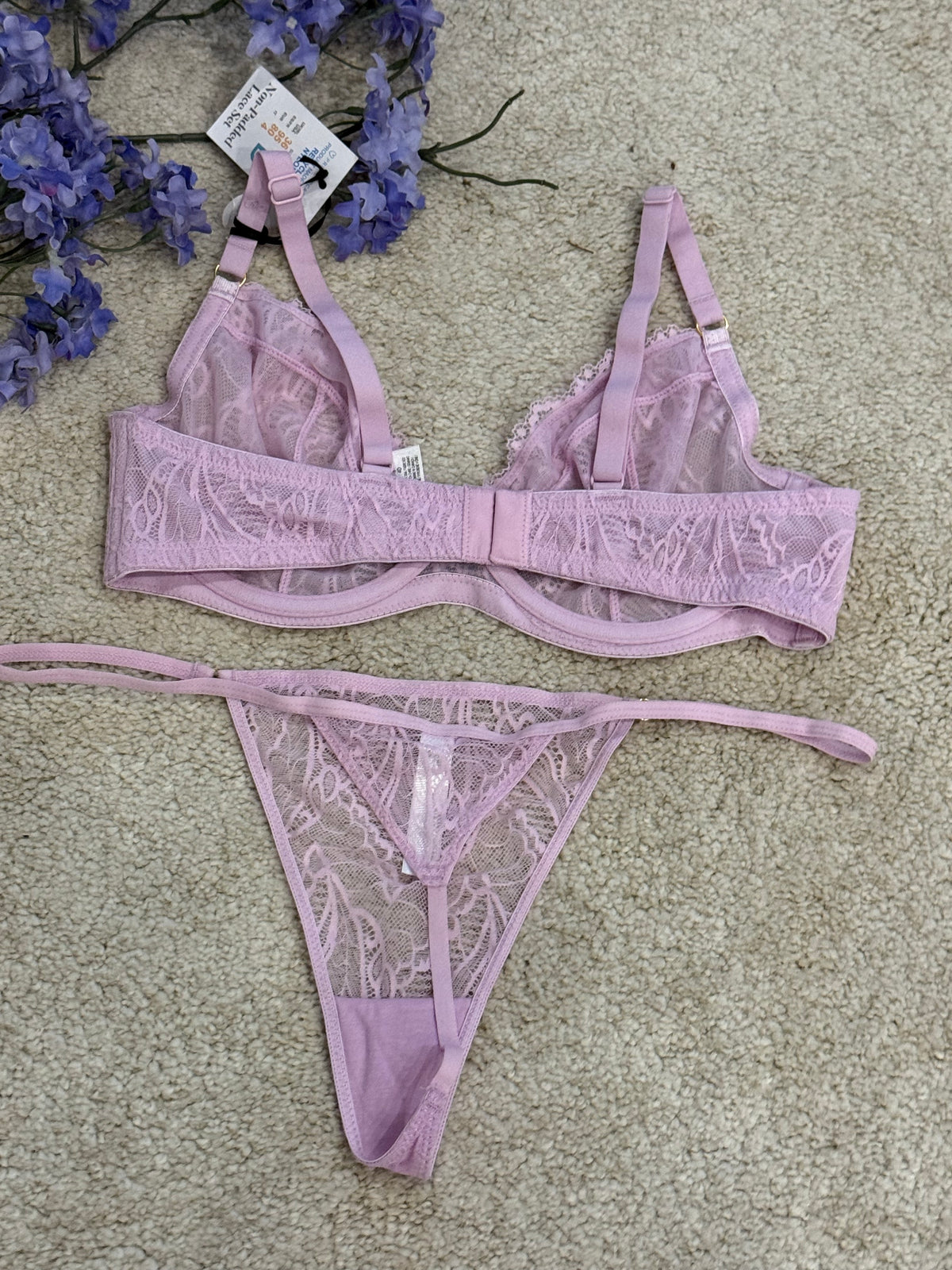 Non Padded Lingerie Set