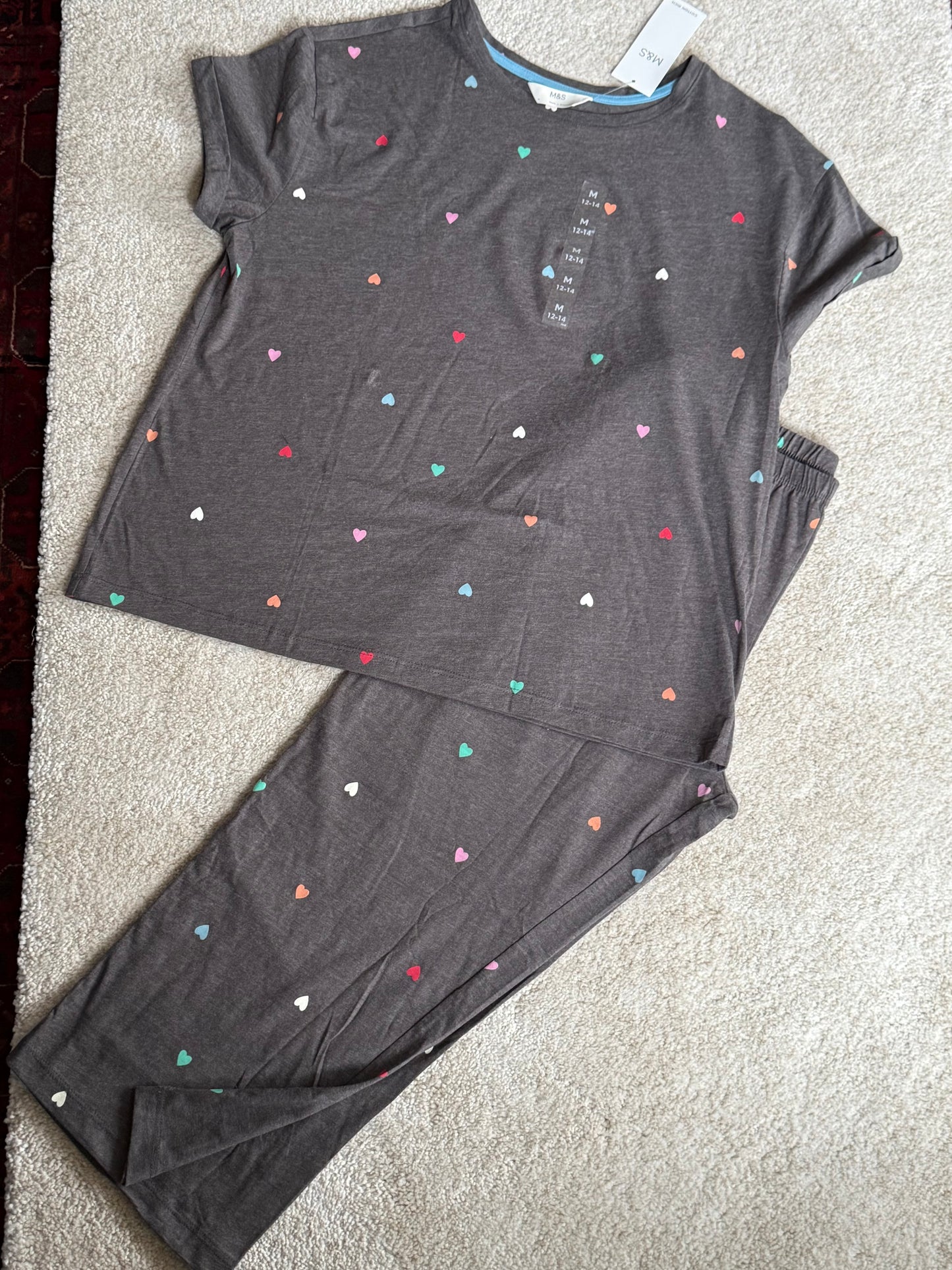 M&S Cropped PJ Set
