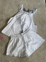 Cami and Frill Shorts Set