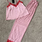 Satin Cami and PJ Set