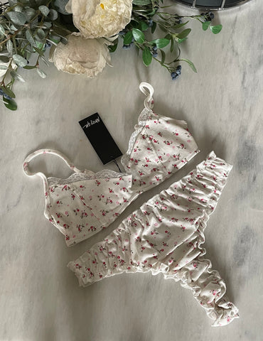 Floral Print Non Padded Set