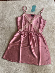 Satin Lace Cutout Nightie