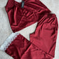 Lace Cami and PJ Set