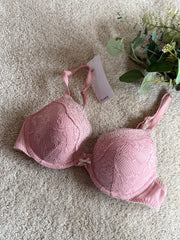 M&S  Lace Plunge Bra