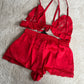 Ruffle Top and Shorts Set