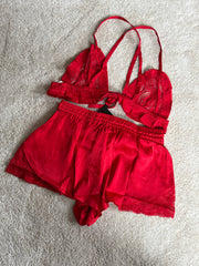 Ruffle Top and Shorts Set