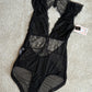 Lace Plunge Bodysuit