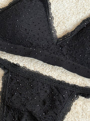 Seamless Jacquard Triangle Set