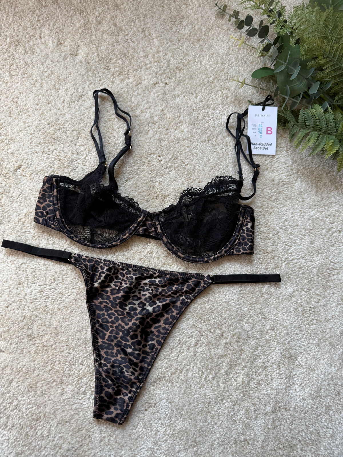 Non Padded Lingerie Set