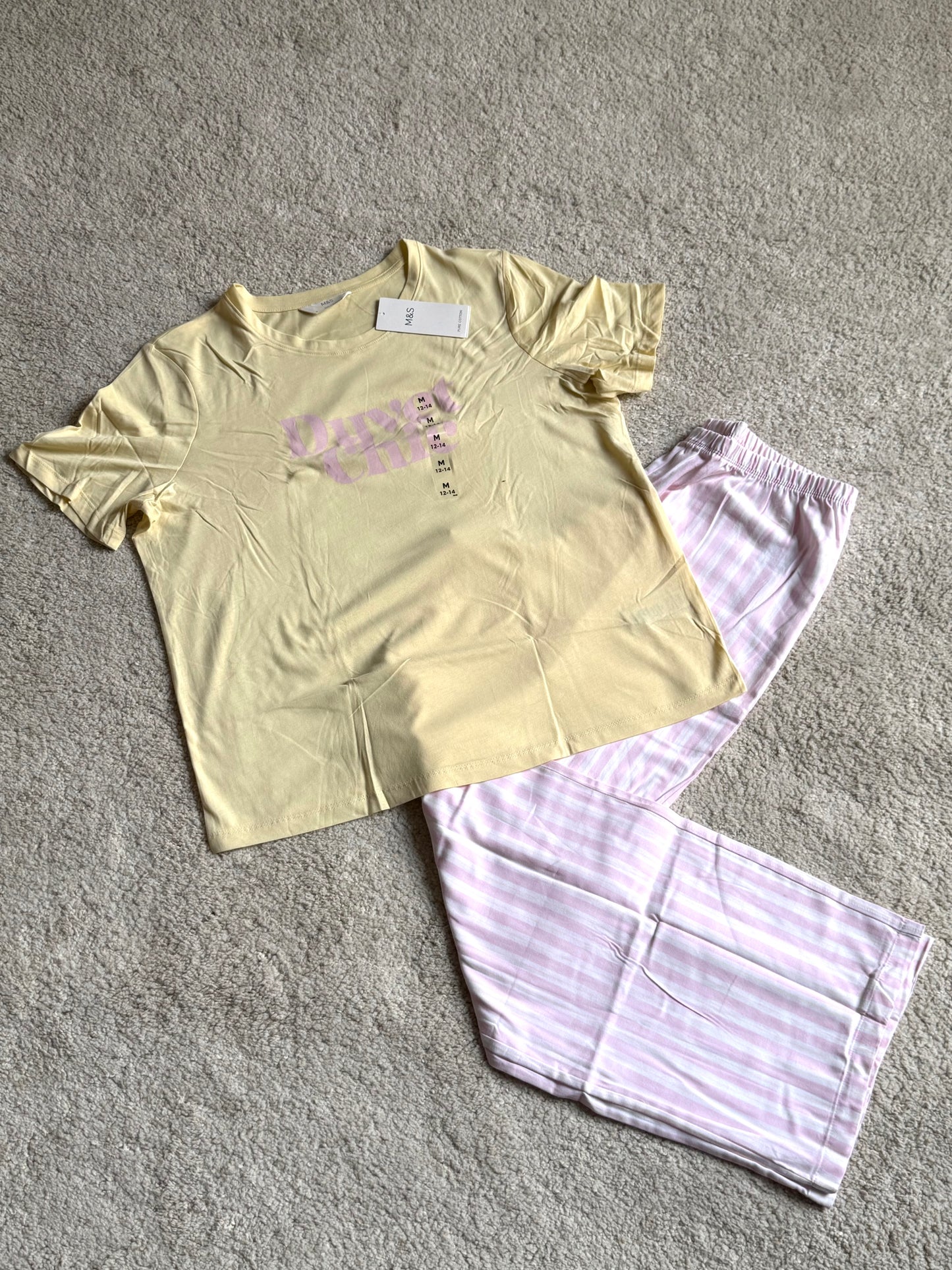 M&S Cotton PJ Set