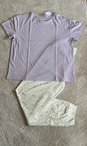 Cotton Short Sleeve PJ Set