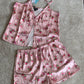 Satin Cami & Shorts Set