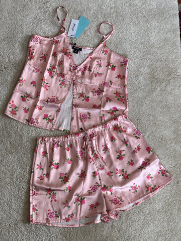 Satin Cami & Shorts Set