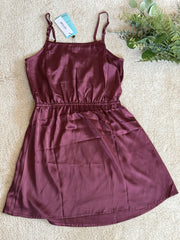 Satin Lace Cutout Nightie