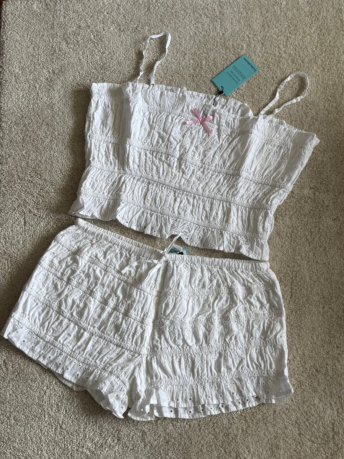 Ruffle Cami Shorts Set