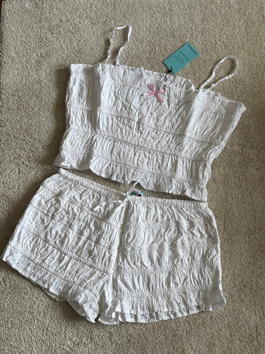 Ruffle Cami Shorts Set