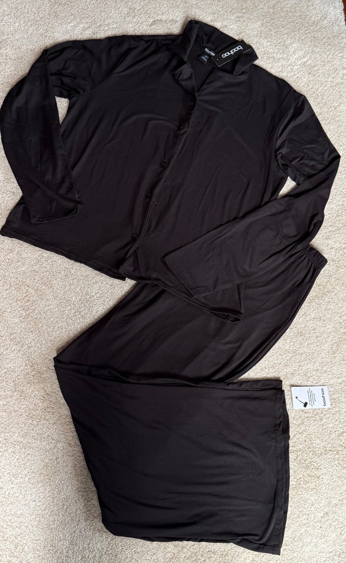 Boohoo Shirt and PJ Set