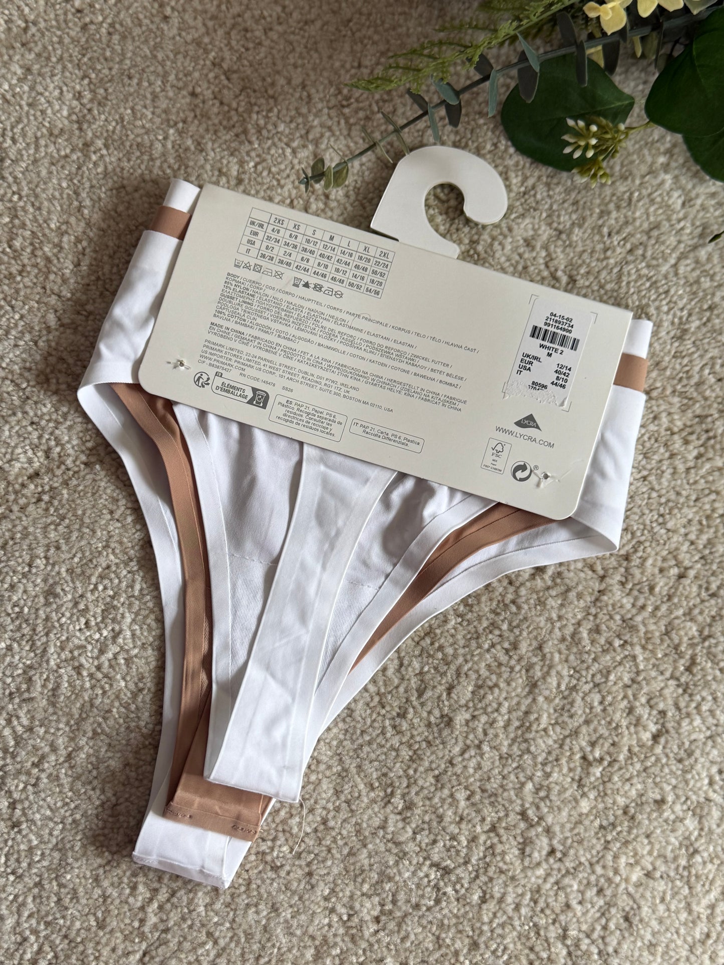 3 Pack Invisible Thong