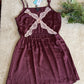 Satin Lace Cutout Nightie