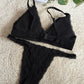 Seamless Jacquard Triangle Set