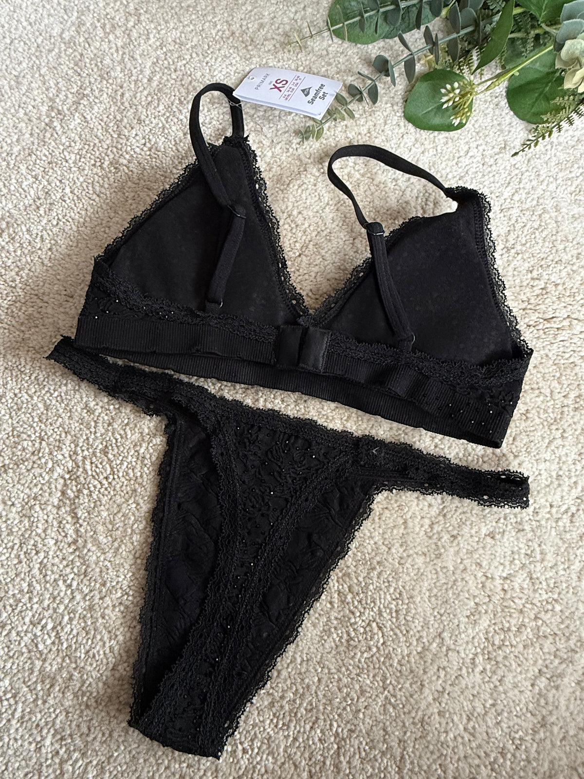 Seamless Jacquard Triangle Set