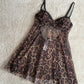Leopard Mesh Babydoll