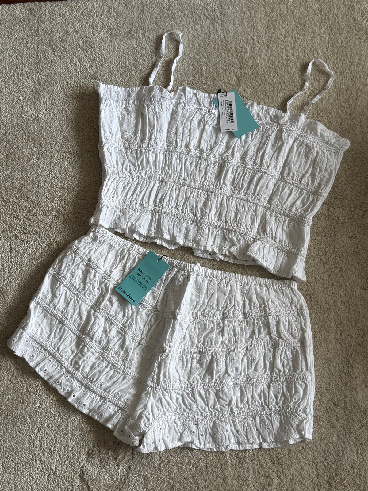 Ruffle Cami Shorts Set