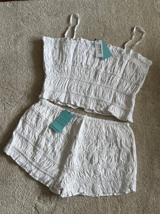 Ruffle Cami Shorts Set