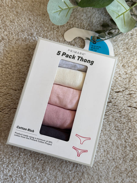 5 Pack Thong