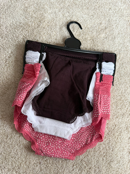 3 Pack Low Rise Shorts