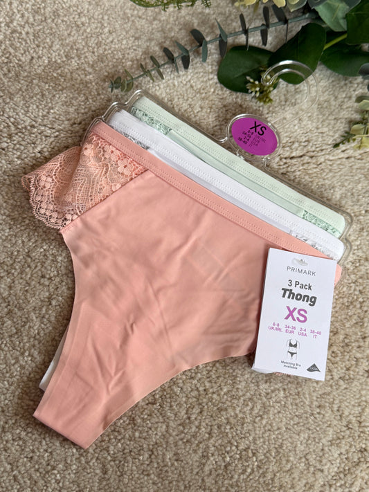 3 Pack Thong