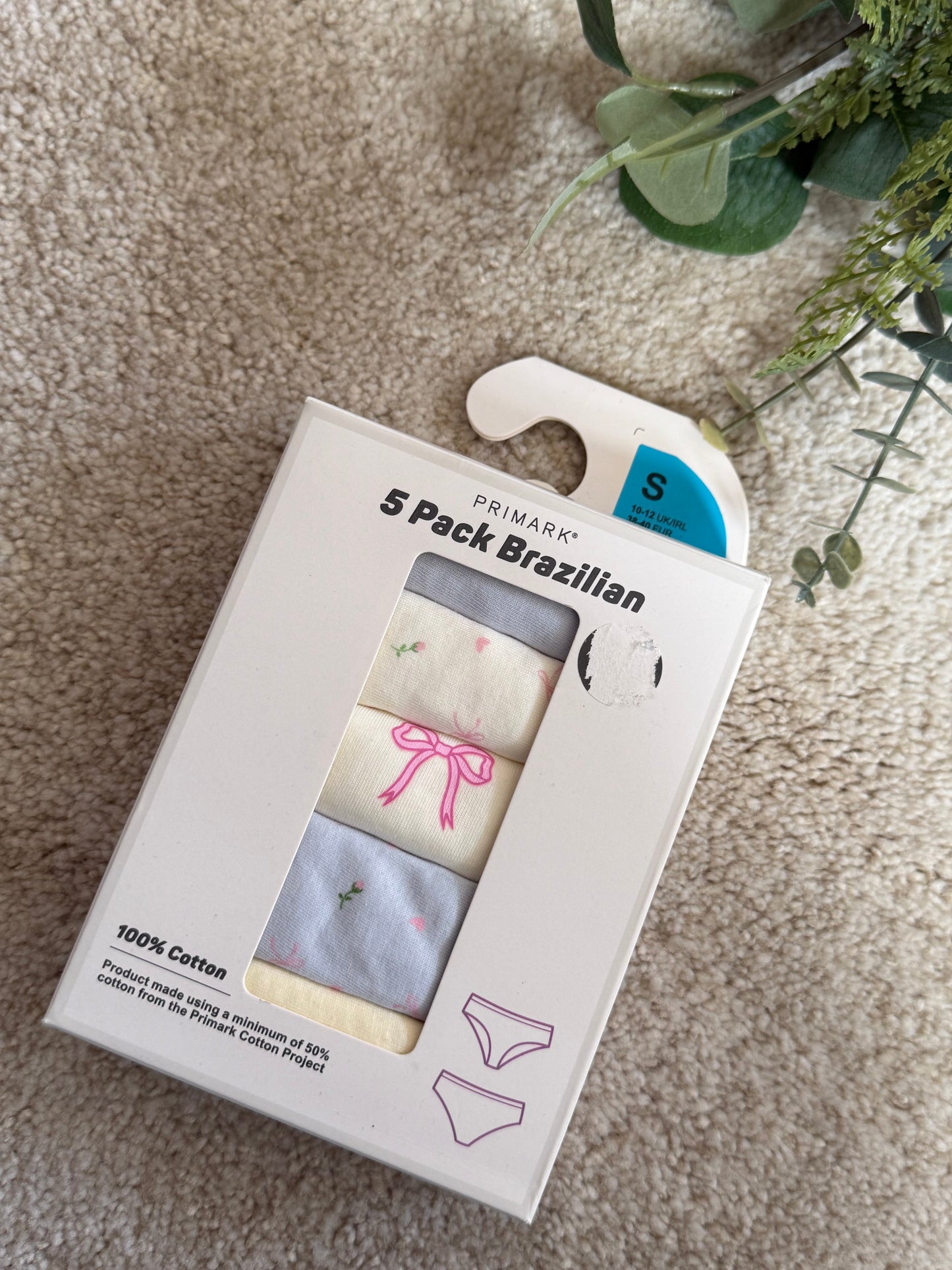 5 Pack Cotton Brazilian Set