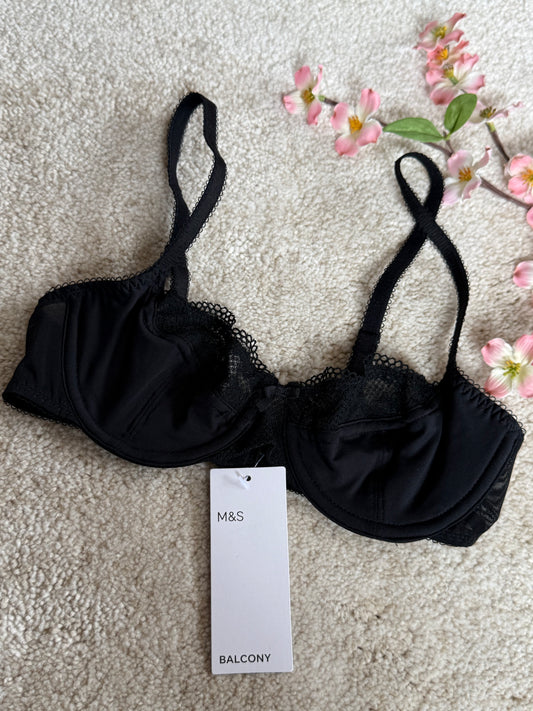 M&S Non Padded Balcony Bra