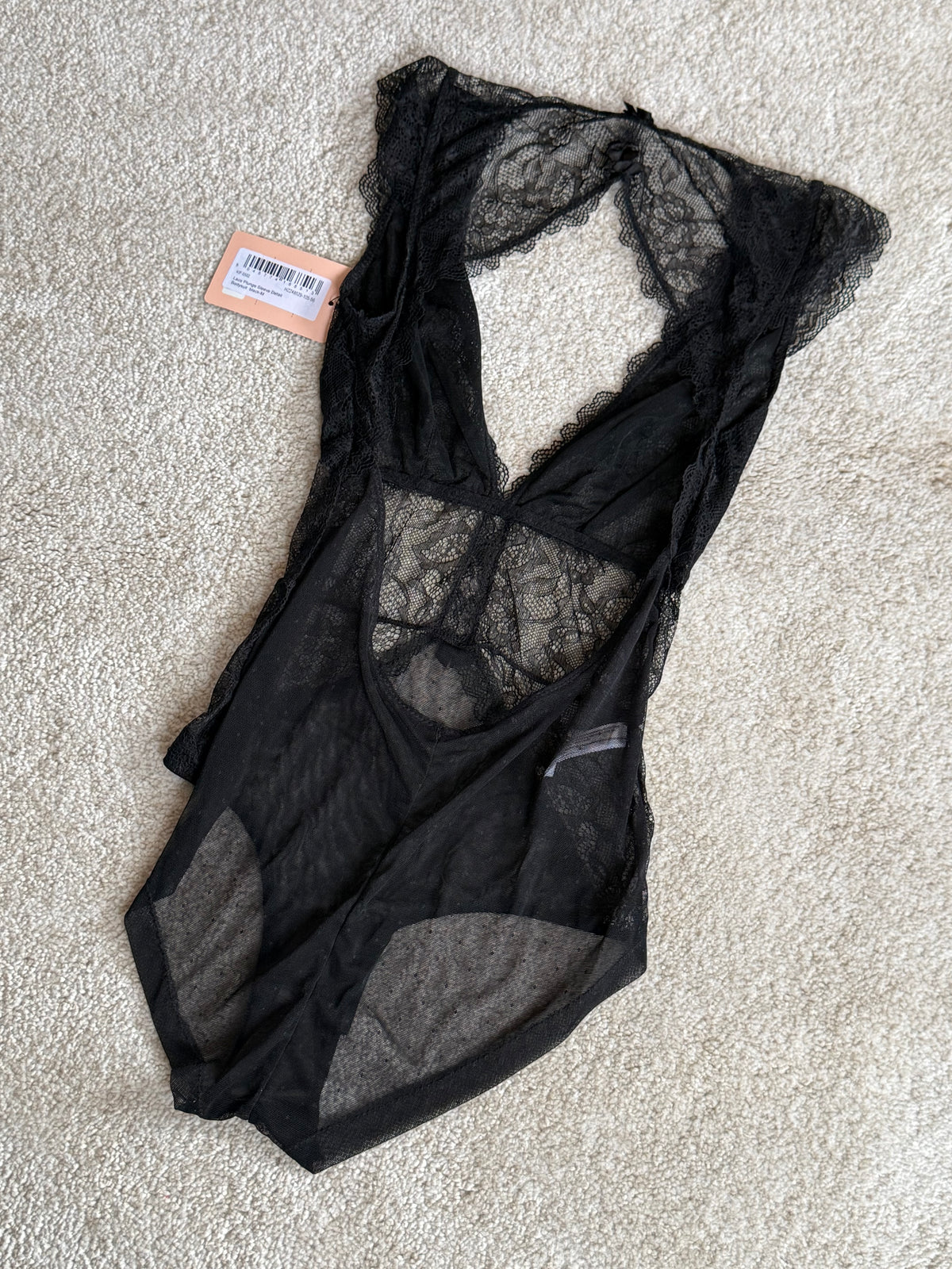 Lace Plunge Bodysuit