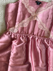 Satin Lace Cutout Nightie