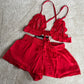 Ruffle Top and Shorts Set