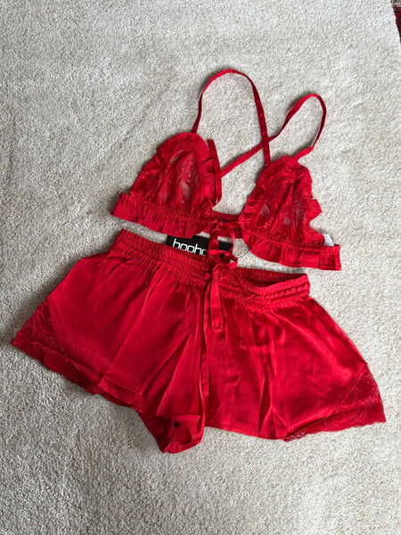 Ruffle Top and Shorts Set