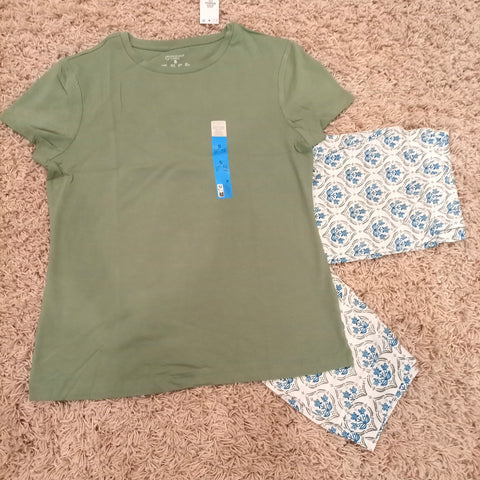 Cotton Short Sleeve PJ Set