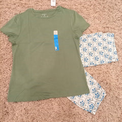 Cotton Short Sleeve PJ Set